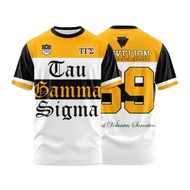 Triskelion Taugammasigma FULLSUBLIMATION womenswear crewneck athletic Short Sleeves