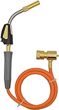 HYDRO MASTER 0280101 Self-Lighting Hand Welding Torch with 60 Inch Hose, connection suitable for Propane MAPP Propane and LPG Gas