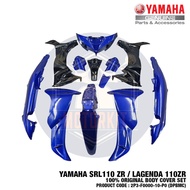 YAMAHA SRL110 ZR LAGENDA 110ZR 100% ORIGINAL BODY COVER SET DPBMC DRMK BIRU MAROON 2P3-F0000-10-P0 2