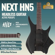 HILS NEXT Series Headless Guitar HN5 - Satin Black ( HILS GUITAR )