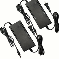 【Free Shipping】อแดปเตอร์ชาร์จแบตลิเธียม DC 21V 2A (ใหญ่)เต็มแล้วตัด มีไฟสถานะชาร์จแบตเต็ม Battery Ch