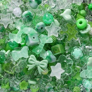 30g/1.06oz 1-3cm Randomly Mixed Acrylic Bead Material Can Be Used To Make Women's Bracelets, Necklac