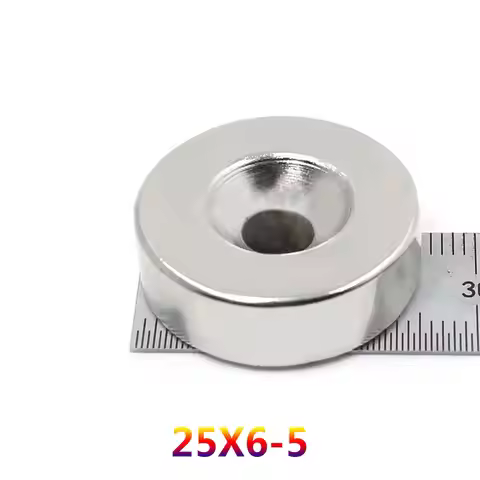 25x6-5mmSmall Circular Magnets 25x6-5mm For Home Refrigerators, Offices DIY