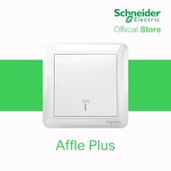 Schneider Electric Affle Plus- 20A 250V Double Pole Switch, White (1Gang 1Way, 2Way or 2Gang)