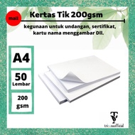 50 Sheets Of 200gsm A4 Type Paper