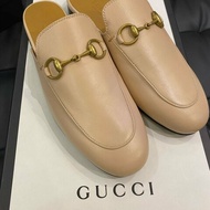 💎Han's house精品服飾💎GUCCI 真皮 樂福鞋 半拖鞋 423513 現貨 35 原價26600