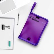 UNGU PLAIN DARK PURPLE A5 DOCUMENT BAG / ZIPPER DOCUMENT BAG A5