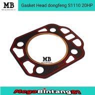 paking gasket head S1110 paking kop diesel mesin diesel Dongfeng S1110 / 20 hp
