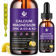Calcium Magnesium Zinc 1300mg with Magnesium Glycinate, Vitamin C D3 K2 B6 and Sea Moss | Calcium Su