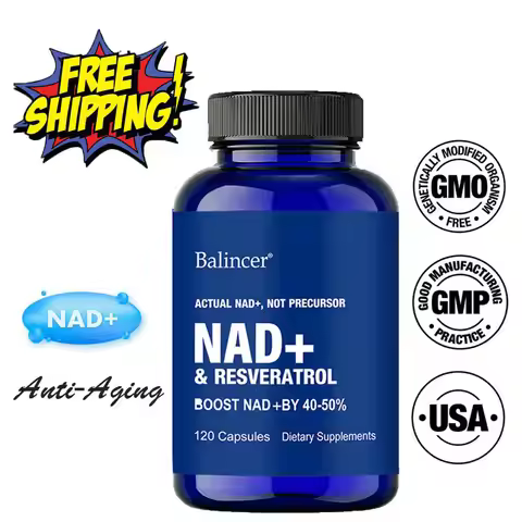 NAD Supplements, Supplements with Resveratrol + Vitamin B3, Nad Plus Boost Supplements - Supports Ce