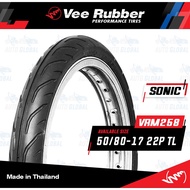 ◐50/80-17 TL Vee Rubber VRM258  50/80- 17 22P TL (Tubeless) Motorcycle Tire