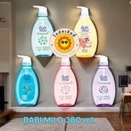 เบบี้มายด์ BABI MILD สบู่เหลวอาบและสระ 380 มล.ขวดปั้ม แท้100%