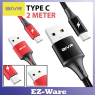 1M/2M USB Cable TYPE-C Cable Fast Charging Battery Charger Wire Cord Charger Cable