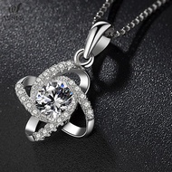 PT950 Platinum Necklace Women 18k White Gold Necklace Women White Gold Diamond Pendant Women All-Mat