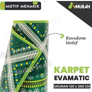 SERBU MURAH - EVAMATIC  Karpet / Tikar Lantai Plastik  / Tikar Modern / Karpet Motif Best Seller 120 Cm X 200 Cm - RANDOM MOTIF