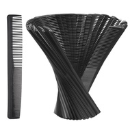 Black Antistatic Salon Carbon Large Sectioning Comb Fiber Combs