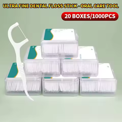 1/3/6/20 Box Portable Disposable Dental Floss Plastic Toothpick High-tension Dental Floss Stick Dent