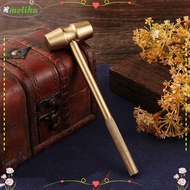 MOLIHA Gavel, Brass Yellow Hammer, Lawyer Courtroom Gavel Company