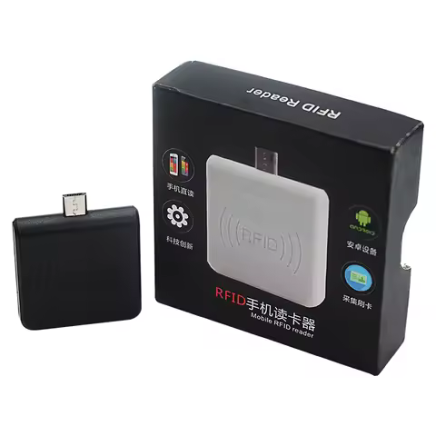 Mini RFID Reader Mobile Phone EM4100 TK4100 ID Card Reader for Android Mobile Phone 13.56Mhz Card Re