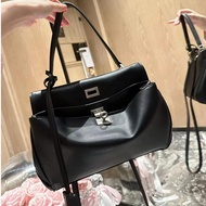 Rodeo Kelly Bag Paris  Cowhide Large-Capacity Commuter Tote Bag Shoulder Portable Messenger Bag Unde