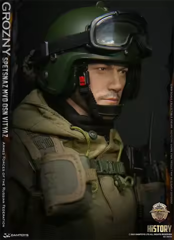 1/6 DAMTOYS DAM 78090 the Russian Male Head Helmet Goggles Model Fit 12" Action