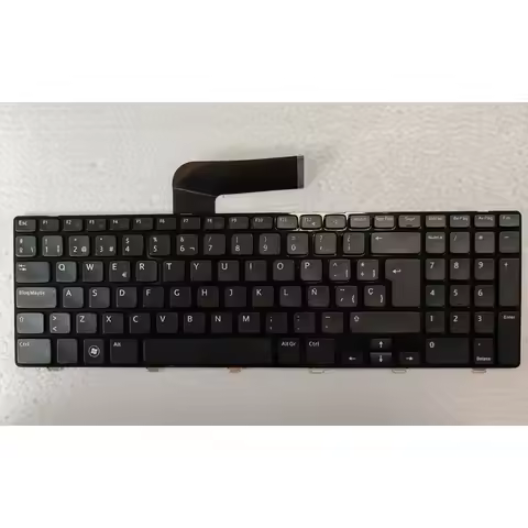 % NEW Spanish Keyboard for Dell Inspiron 15R N5110 M5110 N 5110 BLACK FRAME SP