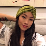 【客製化禮物】【2022新品】寬版日本棉麻綠頭巾 民族異國風造型