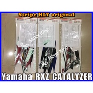 Stripe/ sticker cover set Yamaha RXZ CATALYZER 100% HLY original