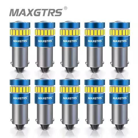 10x High Power Canbus Error Free BA9S T4W BAX9S H6W BAY9S H21W LED Reverse Parking Side Light Licens