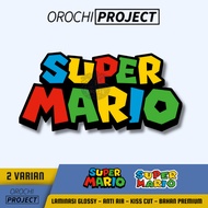 HP Super Mario Bros Vinyl Glossy Waterproof Logo Sticker Laptop Tumbler Motorcycle Helmethp