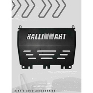 RALLIART 2008 to 2015 Silver Coated Finish Montero / Triton Skid Plate Skidplate Engine Cover OEM/IM