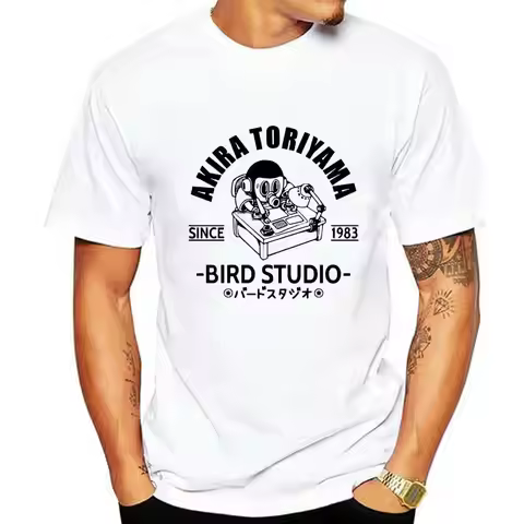 Men t-shirt AKIRA TORIYAMA BIRD STUDIO tshirt Women t shirt fashion brand men tee-shirts humor t shi