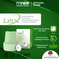 LinX CGM Continuous Glucose Monitoring 15 Days 24 Hours Every 1 minute Real Time Blood Glucose Test