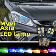 2pcs Myvi lamp LED Axia lamp lighrt T10 led bulb super bright w5w