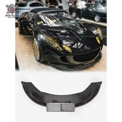 Suitable For 01-11 Lotus Elise S2 EPA Style Carbon Fiber Front Lip Glossy Fibre Bumper Splitter With