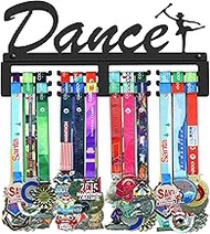 GENOVESE Medal Holder for Dance,Medals Display Rack,Medal Hangers for Dancer,Black Metal Sport Holder