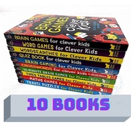 Brain Games Puzzle Book for Clever Kids Word Games (10 Books)