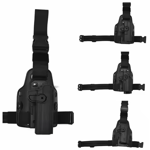IMI Drop Leg Holster Thigh Holster for GL17 Beretta M9 Colt 1911 Beretta PX4 Hunting Case