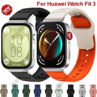 Silicone Strap For Huawei Watch Fit 3 Smartwatch Replacement Wristband Bracelet For Huawei Watch Fit