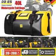 DEKES 40L Motorcycle Tail Bags Seat Bag Travel Luggage Roll Pack Backpack Waterproof Duffel Bag