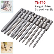 Screwdriver Bit 1pc Durable Torx Bit Torx Screwdriver Alloy Steel T10 T30
