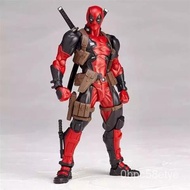 MHMarvel Movie Anime Garage Kits Model Yamaguchi-Style Movable Deadpool Spider-Man Movable Hand-Changing Office Gift Pr