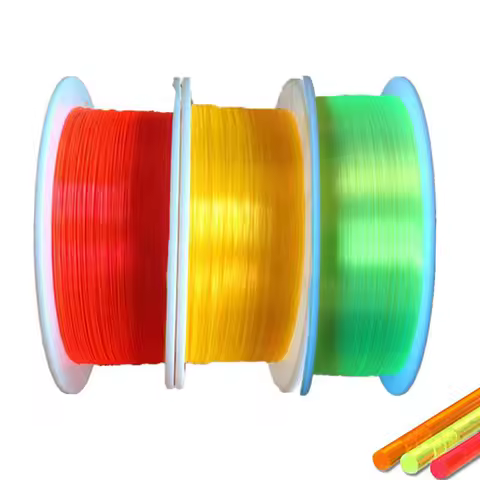 1M Fluorescent Fiber Optic Cable Optic Fiber Rod 0.75mm 1.0mm 1.5mm Red Neon Ultra Optic Fiber Light