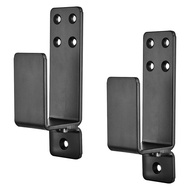 (KSRQ) Door Brackets2 Pack Open Bar Holder for Home Security 2X4 Bar Brackets Prevent Unauthorized E