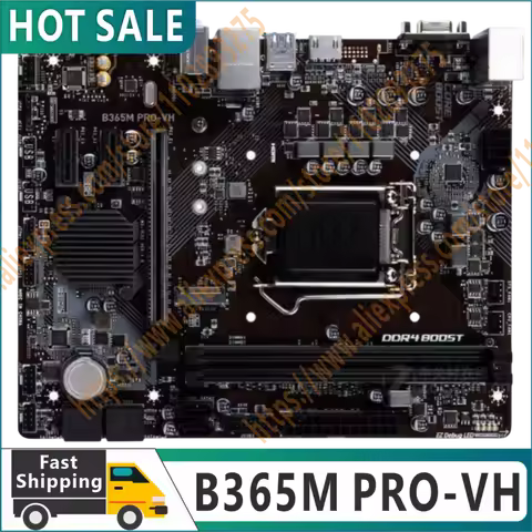 B365M PRO-VH Motherboard 32GB LGA 1151 DDR4 Micro ATX Mainboard 100% Tested