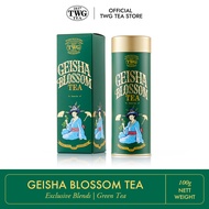 TWG Tea | Geisha Blossom Tea | Green Tea Blend | Haute Couture Tea Tin Gift 100g / ชา ทีดับเบิ้ลยูจี ชาเขียว เกอิชา บลอสซั่ม ที บรรจุ 100 กรัม