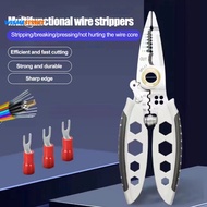 Multipurpose Wire Stripper High Density Professional Crimping Tool Wrench Function Stripping Cutting Crimping Splitting Tool