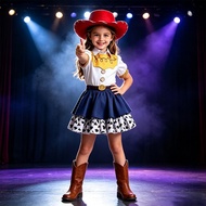 Toy Story Jessie Cowgirl Costume - Girls Cosplay Dress-Up