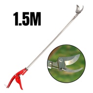 1m/1.5m/2m gunting dahan tarikGunting pemetik buah pemetik buah Tree Pruner Galah Tongkat Pemotong G
