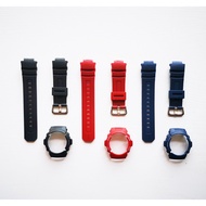 Rubber Watch Strap Replacement With Bezel Watchcover AW-591 AW-590 AW-5230 AWG-M100 AWG-M101 AW-582B